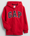 Campera "GAP". Big Boy - Roja con logo azul marino bordado