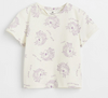 Remera "H&M" - Cruda con unicornios en violeta