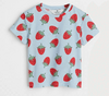 Remera "H&M" - Celeste con frutillas