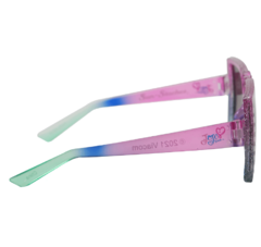 Anteojos de sol "Jojo" - 100% UV - Rosa cuadrados, lentes espejados de colores en internet