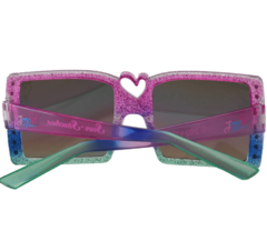 Anteojos de sol "Jojo" - 100% UV - Rosa cuadrados, lentes espejados de colores - Lupeluz