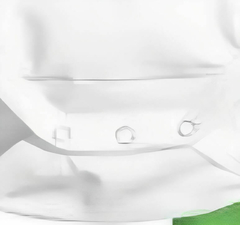Conjunto "H&M" - 3 piezas blanco y verde con Hipopótamo - tienda online