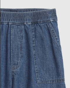 Short "GAP" - De jean clásico, blandito. Cintura elastizada - comprar online