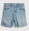 Short "GAP" - De jean celeste, elastizado, largo !!