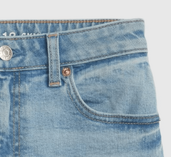 Short "GAP" - De jean celeste, elastizado, largo !! en internet