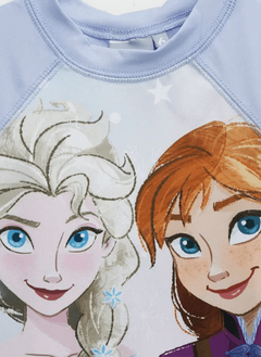 Remera UV "Disney" - Celeste con "Frozen" - Manga larga - comprar online