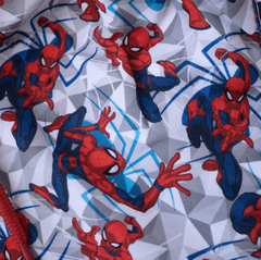 Malla "Marvel" - Blanca con Spiderman en rojo y azul - comprar online