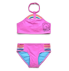 Malla "Justice" - Bikini violeta con arco iris