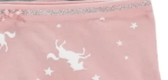 Bombachas "Carter´s" - Little Girl - Pack x 3 unidades - Rosa, gris y blanco con unicornios y estrellas - comprar online