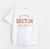 Remera H&M - Big boy - Blanca con Boston