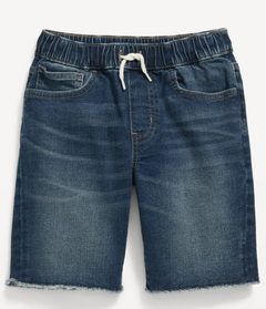 Short "Old Navy" - De jean, cintura elastizada, cordón ajustable