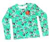 Remera UV "Elemento" - Manga larga verde con pandas - comprar online