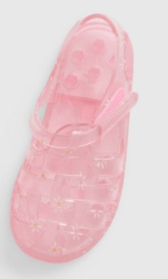 Sandalias "GAP" - Skipy con velcro rosa con margaritas (ver medidas) - comprar online