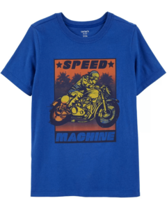 Remera "Carter´s" - Azul francia con "Speed Machine"