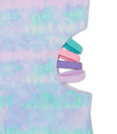 Malla "Go Coco" - Enteriza batik con elásticos de colores a los costados en internet