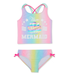 Malla "Free Style" - Little Girl - Tankini arco iris "Mermaid"