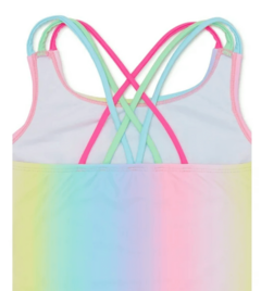 Malla "Free Style" - Little Girl - Tankini arco iris "Mermaid" - comprar online