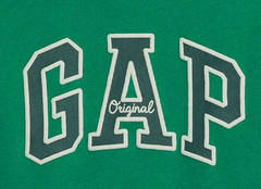 Buzo "Gap". Cuello redondo verde con logo estampado - comprar online