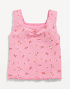 Musculosa "Old Navy" - De morley rosa con florcitas