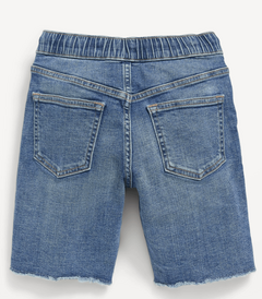 Short "Old Navy" - De jean azul celeste rotito, cintura elastizada, cordón ajustable en internet