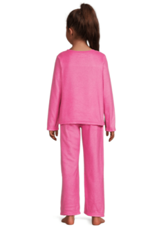 Pijama "Disney". Little Girl - 2 piezas de micropolar rosa con "Princesas" - tienda online