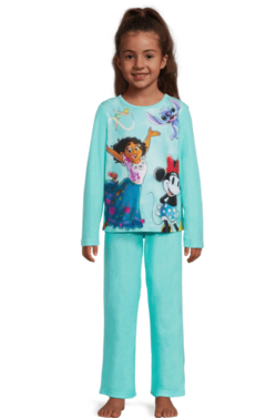 Pijama "Disney". 2 piezas de micropolar verde agua con "Encanto" en internet