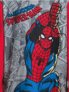 Pijama "Marvel". 2 piezas de micropolar rojo con "Spiderman" - comprar online
