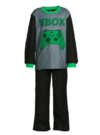 Pijama "xBox". 2 piezas de micropolar verde