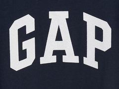 Remera "Gap" - Azul marino con logo blanco con brillitos - comprar online