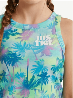 Musculosa "Justice" - De colores con palmeras - Talle grande en internet