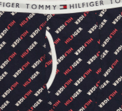 Boxer "Tommy Hilfiger" - Pack x 2 unidades - Rojo liso + azul marino con logos en internet