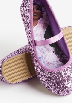 Zapatos "H&M" - Balerinas violetas con brillitos en internet