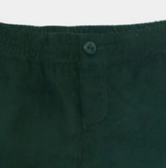 Pantalón "Old Bunch" - De corderoy verde con detalles de florcitas - comprar online