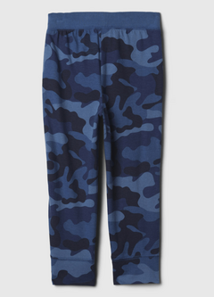 Pantalón "Gap" - De algodón sin frisa, azul camuflado