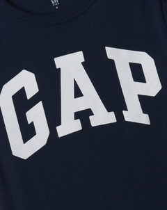 Remera "Gap" - Azul marino con logo blanco - comprar online