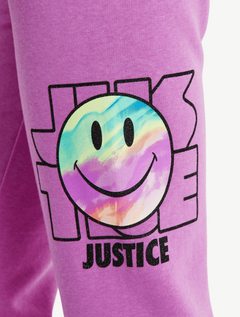 Jogging "Justice" - De algodón con frisa, violeta con Smile - comprar online