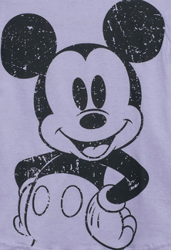 Pijama "Disney" - Mickey - Remera lila con pantalón gris oscuro en internet