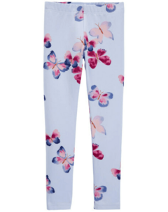 Calza "Carter´s" - Big Girl - Celeste con mariposas - comprar online