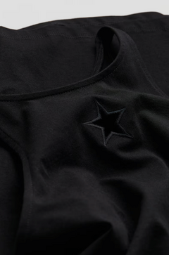 Vestido H&M - Negro con estrella calada en internet