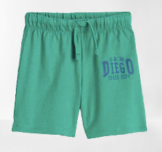 Short "H&M" - De algodón verde con San Diego
