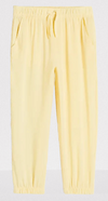 Pantalón "H&M" - Tipo babucha amarillo liso