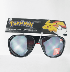 Anteojos de sol "Pokemon" - 100% UV - Negros, con patillas rojas y azules en internet
