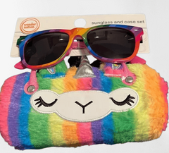 Pack estuche + anteojos de sol "Wonder Nation" - Multicolor con estuche peluche unicornio - tienda online