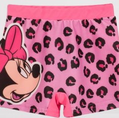 Malla UV "Disney" - Big girl - Remera UV + short - Rosa con Minnie - comprar online