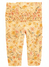 Pantalón "Carter´s" - De algodón amarillo con florcitas