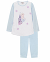Pijama "Disney" - Frozen - Blanco y celeste con Elsa