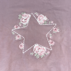 Buzo "Old Bunch" - Rosa con estrella y flores bordadas  - comprar online