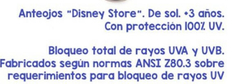 Anteojos de sol "Disney Store" - 100% UV - "Moana", verdes en internet