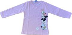 Pijama "Disney" - Rosa con Minnie, Mickey y Daisy - Lupeluz