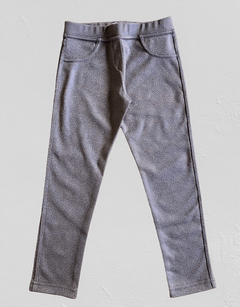 Pantalón "Old Bunch" - Simi jean, marrón con pintitas negras